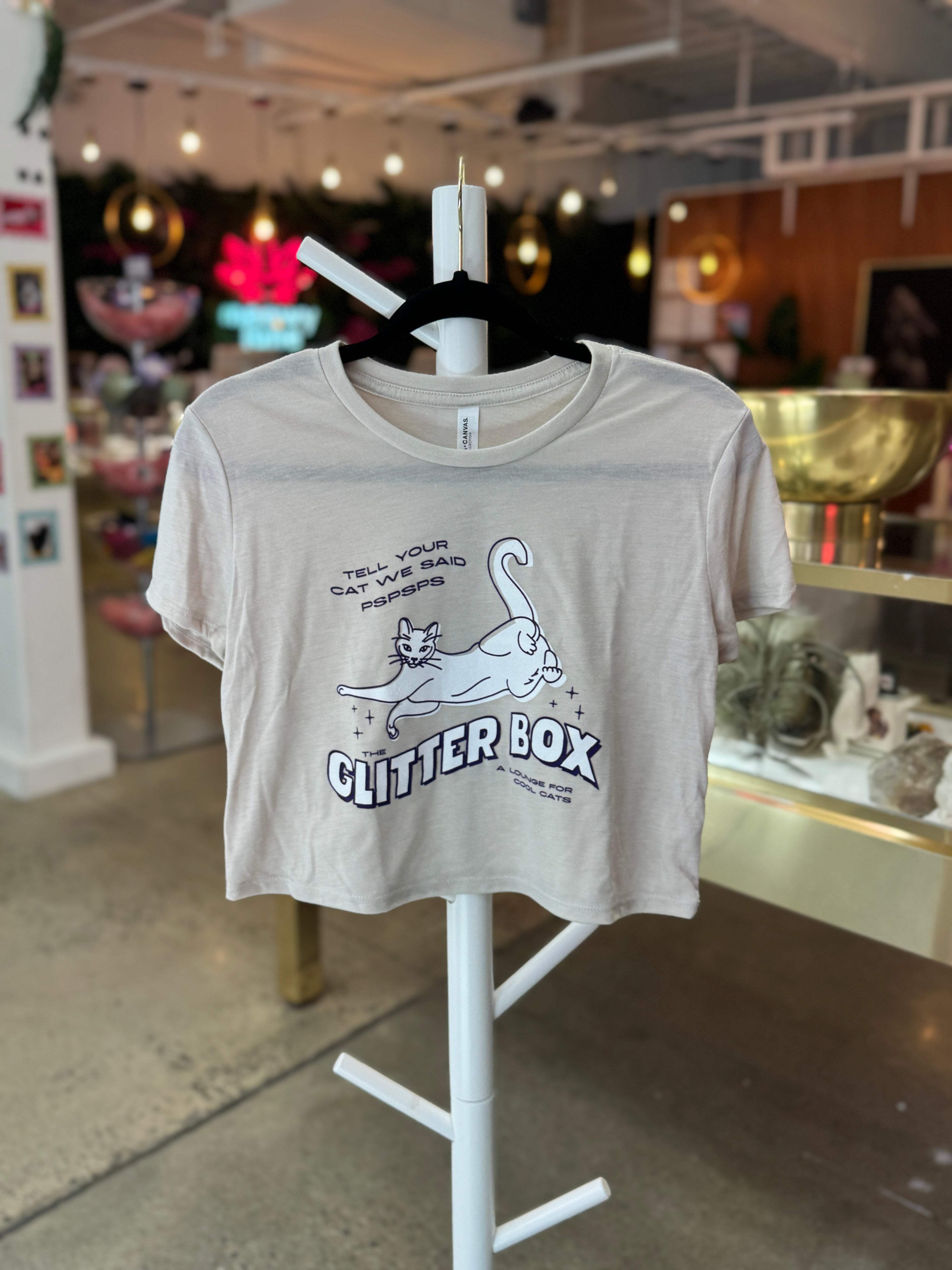 Glitter Box Lounge Crop Top