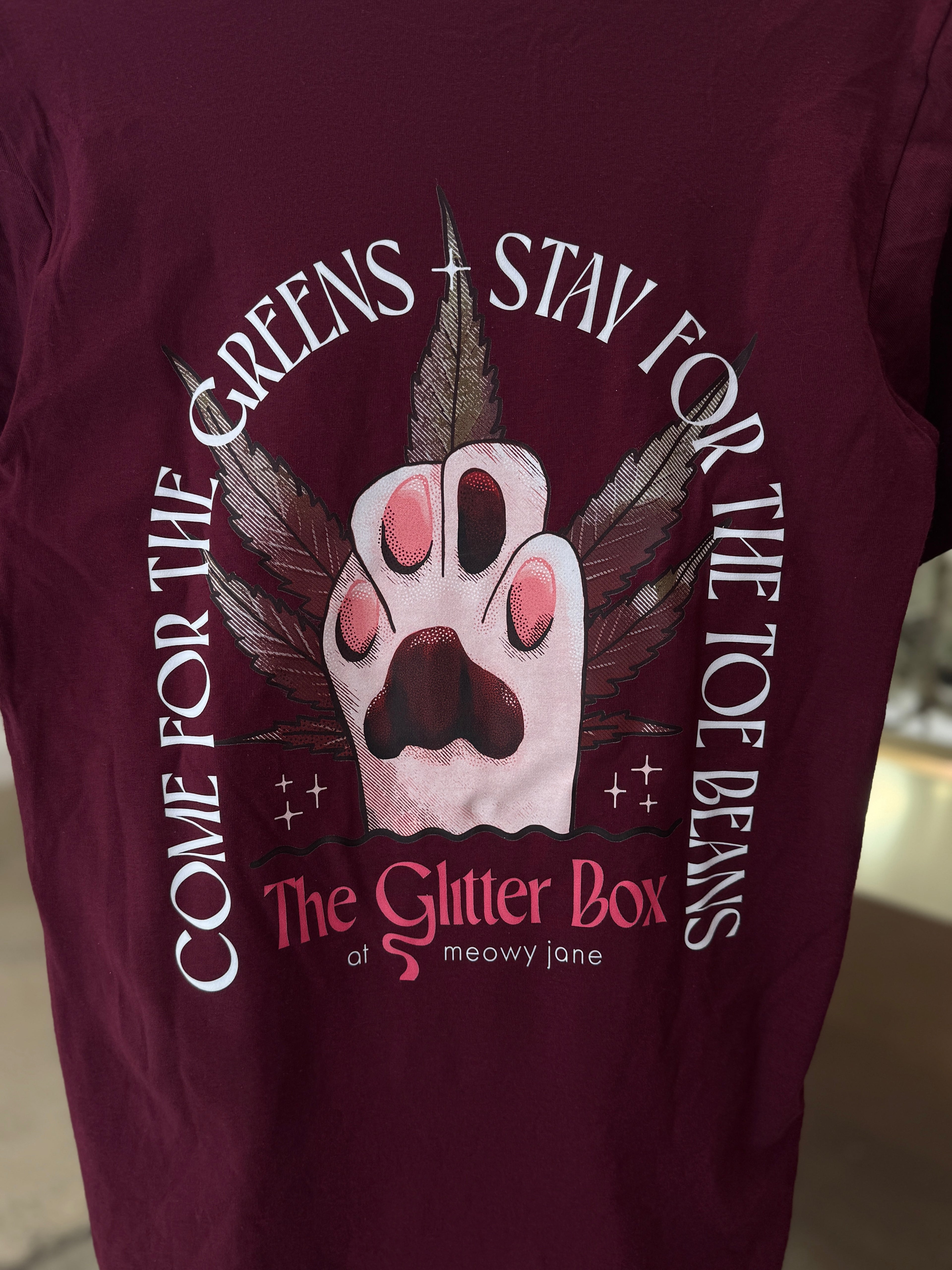 Toe Beans Burgundy T-Shirt