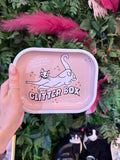 Meet Me in Meowter Space Metal Tray