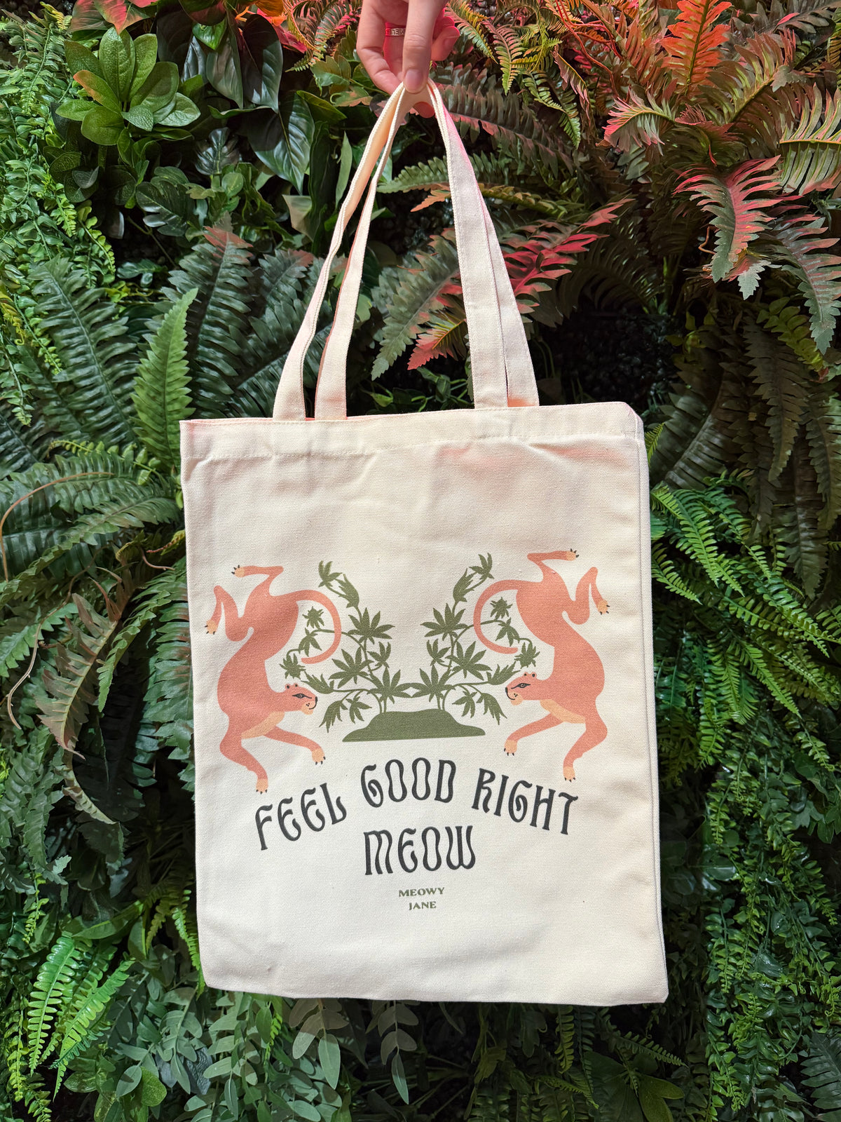Feel Good Right Meow Tote Bag